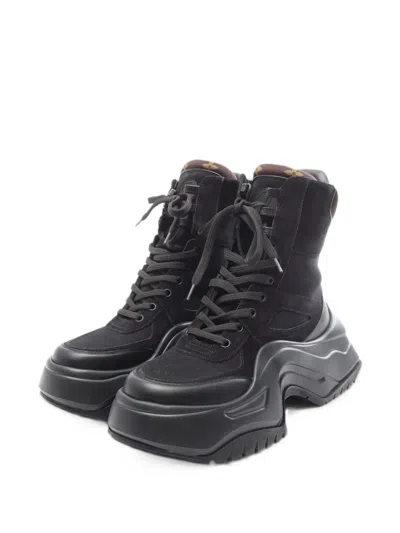 Pre-owned Louis Vuitton 2023 Arclight Line Boots In Black