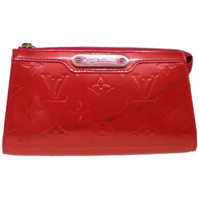 Pre-owned Louis Vuitton Cosmetic Pouch Patent Leather Clutch Bag () In Pink