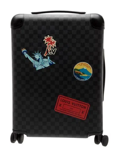 Pre-owned Louis Vuitton Damier Graphite Suitcase In Black