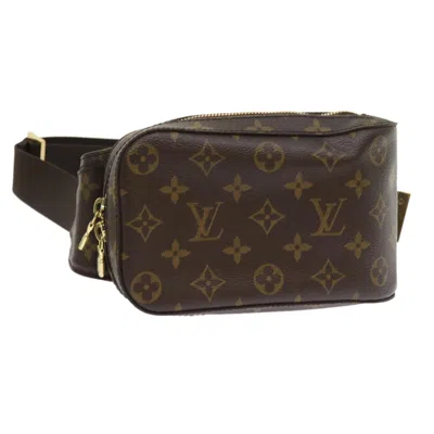 Pre-owned Louis Vuitton Geronimos Canvas Clutch Bag () In Brown