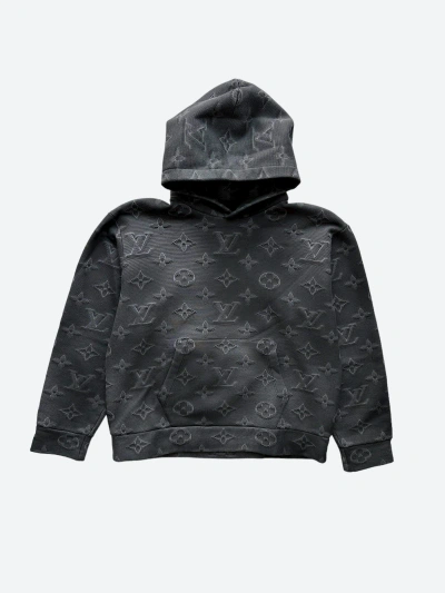 Pre-owned Louis Vuitton Grey 2054 Monogram Hoodie