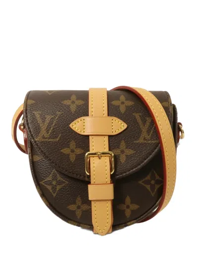 Louis Vuitton Micro Chantilly Monogram Canvas Shoulder Bag In Brown