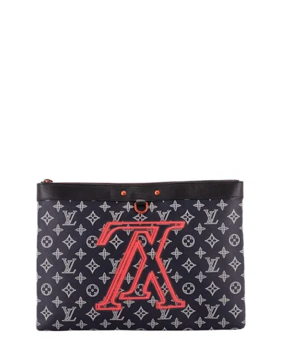 Pre-owned Louis Vuitton Multicolor Limited Edition Upside Down Monogram Ink Pochette  Apollo Gm (authentic Pre