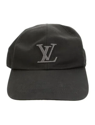 Pre-owned Louis Vuitton Nylon Baseball Cap In Black