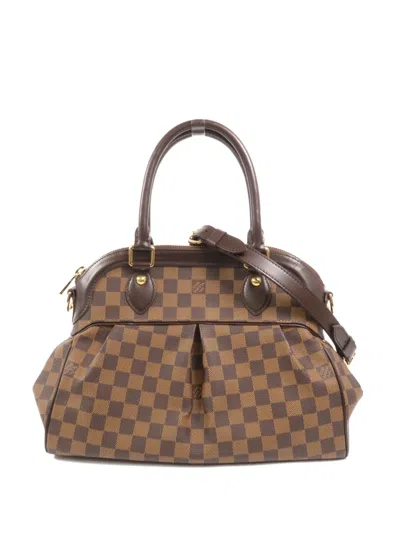 Louis Vuitton Trevi Damier Canvas Shoulder Bag In Brown