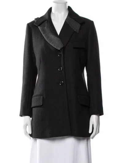 Pre-owned Louis Vuitton Vintage 2007 Coat In Blue