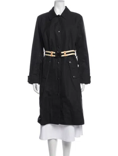 Pre-owned Louis Vuitton Vintage 2008 Trench Coat In Black