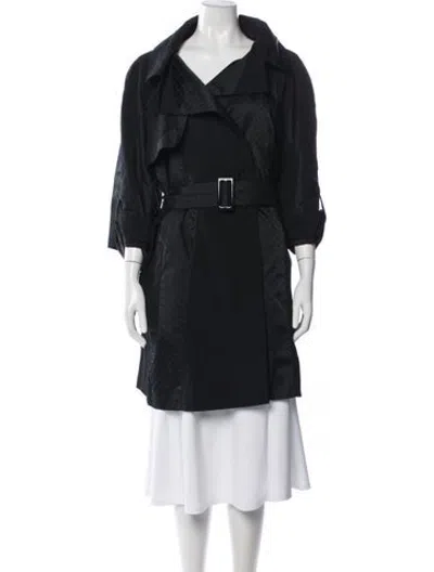 Pre-owned Louis Vuitton Vintage 2009 Trench Coat In Blue