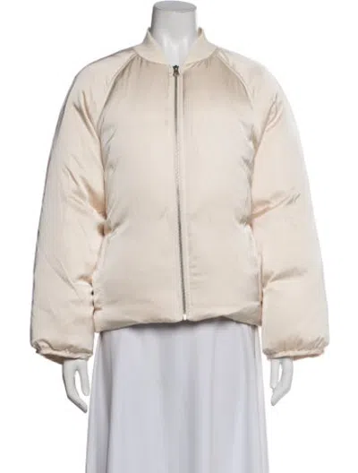 Pre-owned Loulou Studio Bomber Jacket In Neutrals