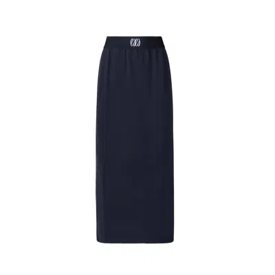 Loup Clothing Women's Blue Sporty Skirt Navy
