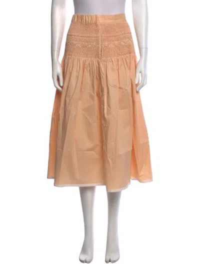 Pre-owned Love Binetti Midi Length Skirt In Neutrals