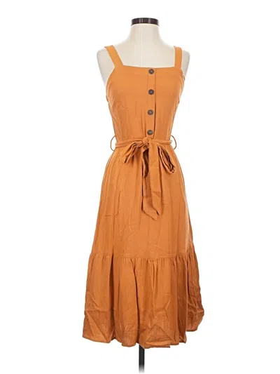 Pre-owned Love Tree Casual Dress In Orange