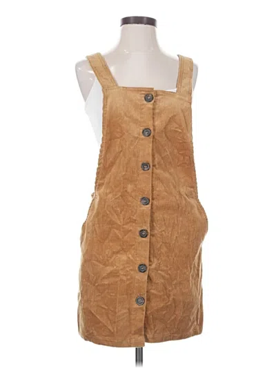 Pre-owned Love Tree Casual Dress In Tan