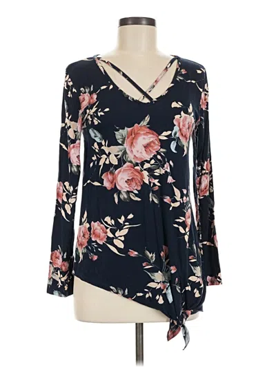 Pre-owned Lovely Melody 3/4 Sleeve T-shirt In Blue