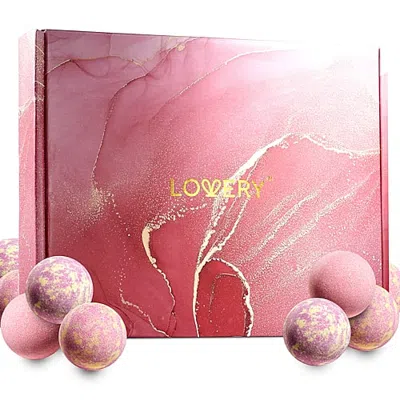 Lovery Handmade Bath Bomb Gift Set - 30pc Bubble Bath Fizzies In Transparent