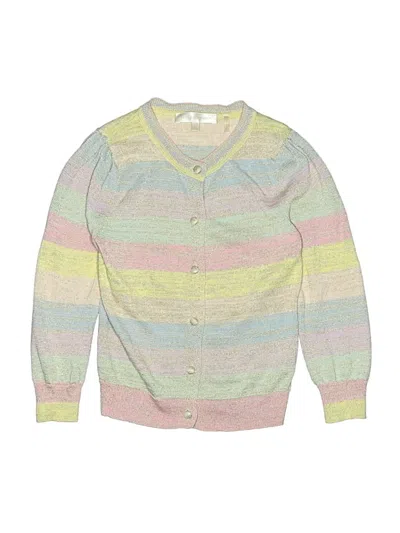 Pre-owned Loveshackfancy Kids' Cardigan Sweater In Yellow