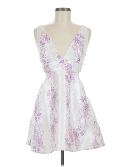 Pre-owned Loveshackfancy Cocktail Dress In White