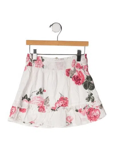 Pre-owned Loveshackfancy Kids' Cotton Skirt In Neutrals