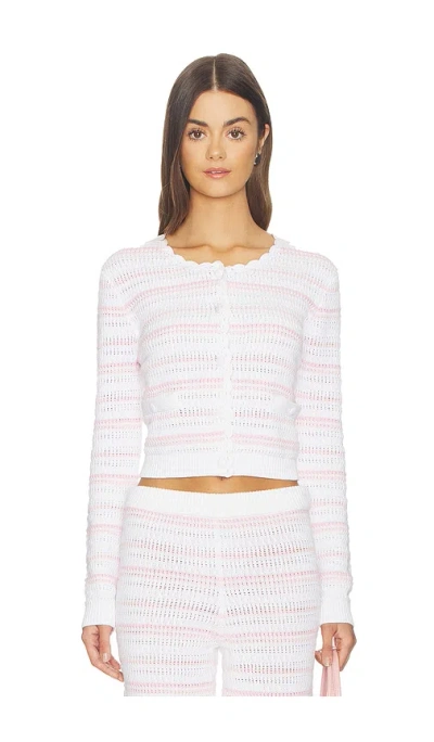 Loveshackfancy Dessa Cardigan In Marbella Stripe