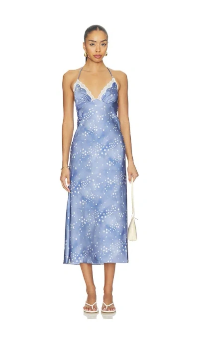 Loveshackfancy Evania Dress In Sapphire Haze