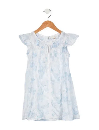Pre-owned Loveshackfancy Babies' Printed Dress In Blue