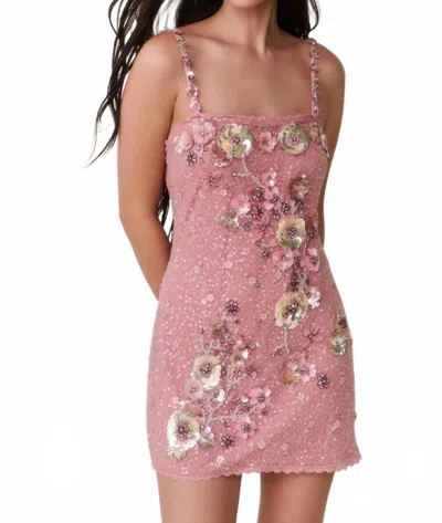 Loveshackfancy Rosmara Mini Dress In Cherry Blossom In Pink