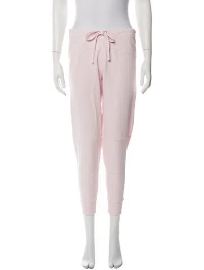 Pre-owned Loveshackfancy Straight Leg Pants In Pink