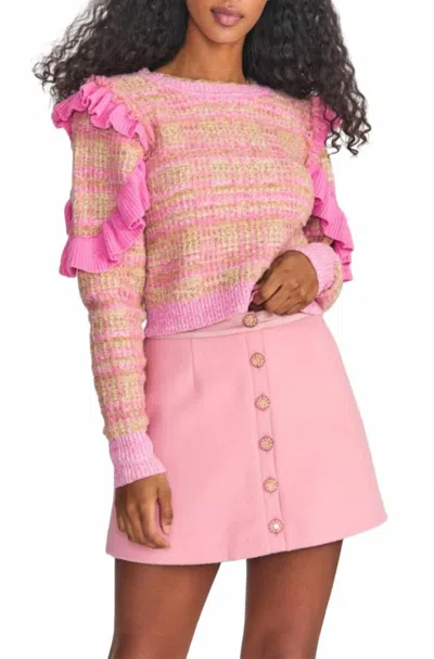 Loveshackfancy Valenta Skirt In Powder Pink
