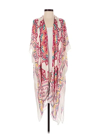 Pre-owned Lovestitch Kimono In Pink