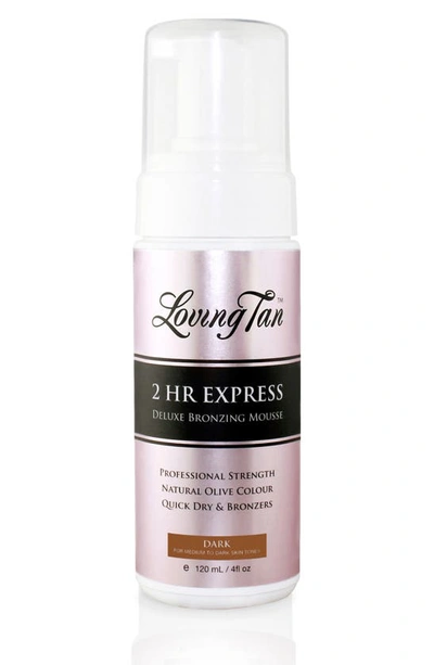 Loving Tan 2 Hour Express Deluxe Bronzing Mousse, 4 oz In Dark