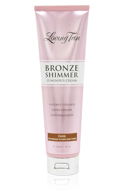 Loving Tan Bronzer Shimmer Luminous Cream, 4 oz In Dark