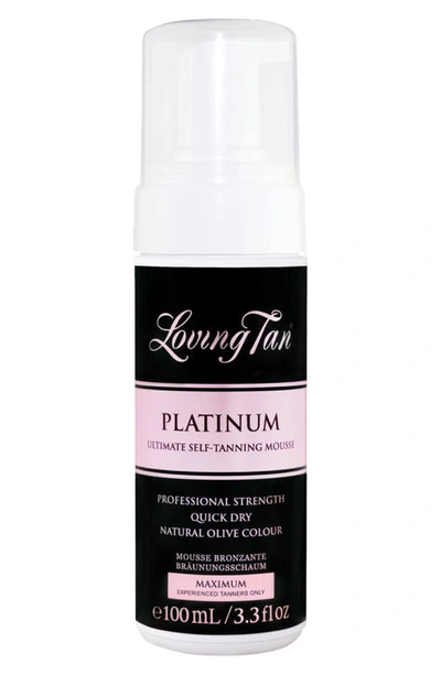 Loving Tan Platinum Ultimate Self Tanning Mousse, 3.3 oz In Maximum
