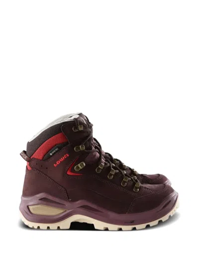 Lowa Renegade Evo Gtx Mid Panelled Ankle Boots In Brown