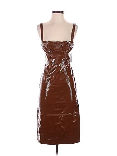 Pre-owned Lpa Cocktail Dress In Brown