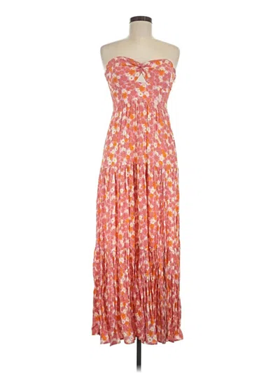 Pre-owned L*space Casual Dress In Orange