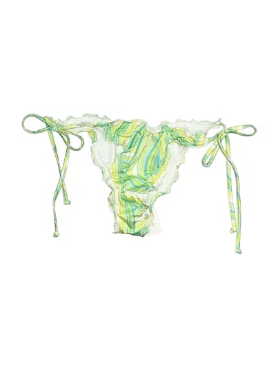 Pre-owned L*space Swimsuit Bottoms In Green