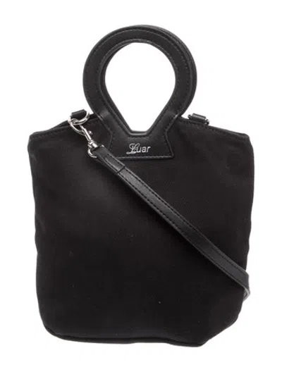 Pre-owned Luar Canvas Top Handle Bag In Black