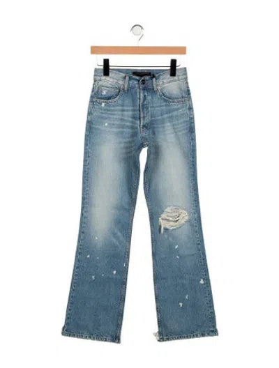 Pre-owned Luar High-rise Flared Jeans In Blue