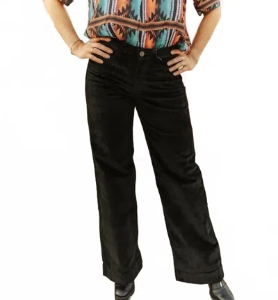 Lucky & Blessed Corduroy Trouser In Black