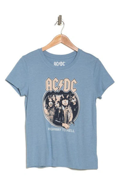 Lucky Brand Ac/dc Highway To Hell Graphic T-shirt In Blue