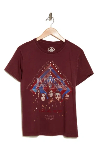 Lucky Brand Big Brother Oversize Graphic T-shirt In Red