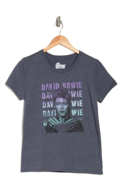 Lucky Brand David Bowie Graphic T-shirt In Ombre Blue