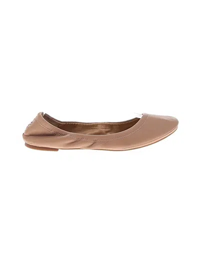 Pre-owned Lucky Brand Flats In Tan