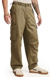 Lucky Brand Parachute Cargo Pants In Olive Night