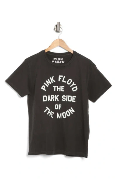 Lucky Brand Pink Floyd Word Circle Boyfriend Cotton Graphic T-shirt In 001 Lucky Black