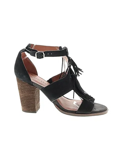 Pre-owned Lucky Brand Sandals In Black