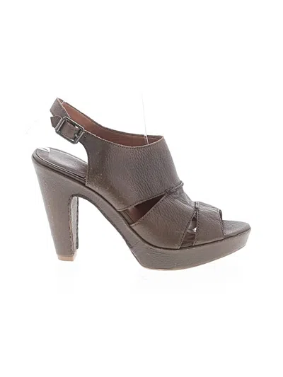 Pre-owned Lucky Brand Sandals In Brown
