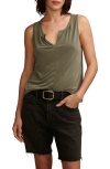 Lucky Brand Sandwash Tank In Dusty Olive