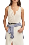 Lucky Brand Sandwash Tank In Ethereal White