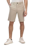 Lucky Brand Stretch Twill Flat Front Shorts In Moonstruck